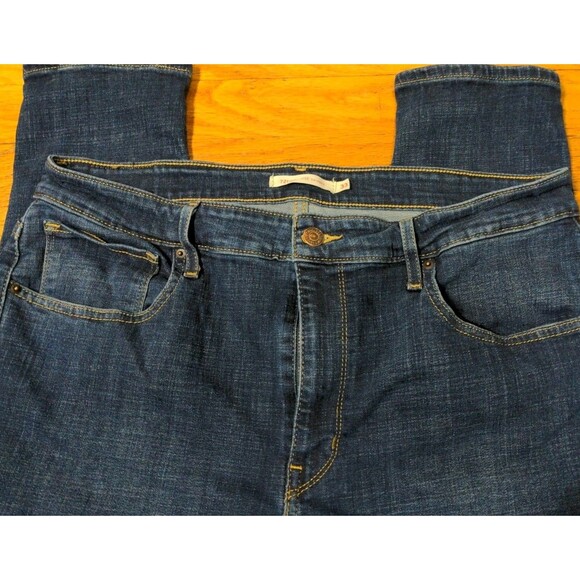 Levi’s Premium 721 High Rise Skinny Blue Jeans Size 31 Women’s 31 X 29 EUC - Picture 5 of 10